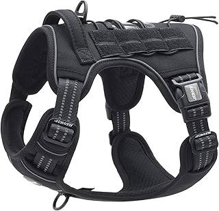AUROTH Harnais Tactique Chien Anti Traction Réglable L