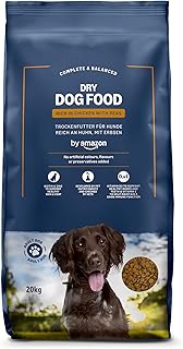 by Amazon Croquettes Chien Adulte Poulet Pois 20 kg